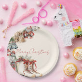 Assiettes En Carton Plaques en papier magique Jolly Christmas | Fête (Fête)