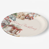 Assiettes En Carton Plaques en papier magique Jolly Christmas | Fête (Angle)