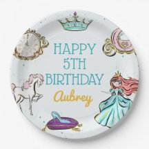 Plaques en papier Magique Princess Fairytale Party