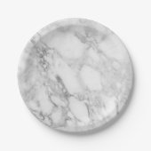 Assiettes En Carton Plaques en papier marbre (Devant)