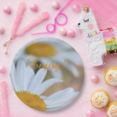 Assiettes En Carton Plaques en papier marguerite (Fête)