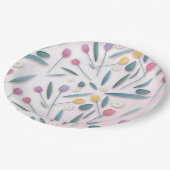 Assiettes En Carton Plaques en papier marron et marmite (Angle)
