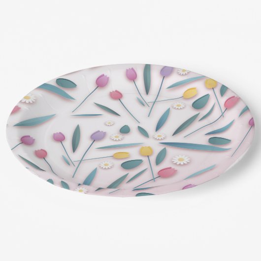 Assiettes En Carton Plaques en papier marron et marmite (Angle)