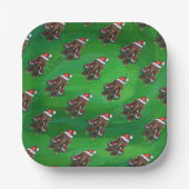 Assiettes En Carton Plaques en papier Mastodon de vacances mignonnes (Recto)