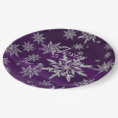 Assiettes En Carton Plaques en papier mauve chrétienne Festive (Angle)