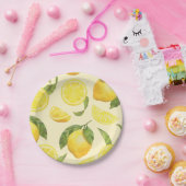 Assiettes En Carton Plaques en papier Motif citron mignonne (Fête)