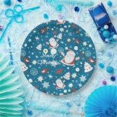 Assiettes En Carton Plaques en papier Motif de Noël (Fête)