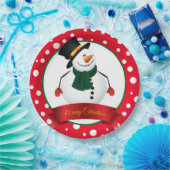 Assiettes En Carton Plaques en papier Noël Snowman (Fête)