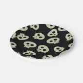 Assiettes En Carton Plaques en papier noir Motif mignonne (Angle)