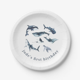 Assiettes En Carton Plaques en papier Ocean Animaux