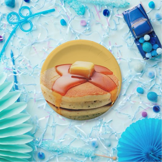 Assiettes En Carton Plaques en papier Pancakes (Fête)