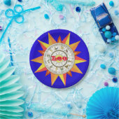 Assiettes En Carton Plaques en papier, panneau étoile Zodiac Leo (Fête)