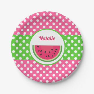 Assiettes En Carton Plaques en papier pastèque