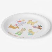 Assiettes En Carton Plaques en papier pawty (Angle)