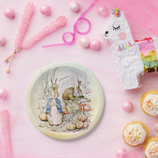Assiettes En Carton Plaques en papier Peter Rabbit Onions (Fête)