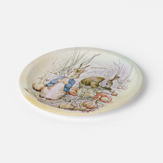 Assiettes En Carton Plaques en papier Peter Rabbit Onions (Angle)