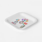 Assiettes En Carton Plaques en papier pingouin (Angulaire)