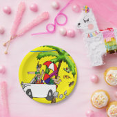 Assiettes En Carton Plaques en papier, Plage (Fête)