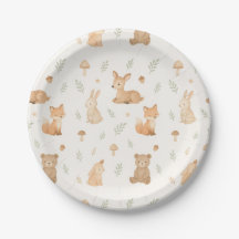 Plaques en papier pour animaux de bois - Joli thèm
