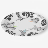 Assiettes En Carton Plaques en papier pour animaux de fête | Plaques d (Angle)