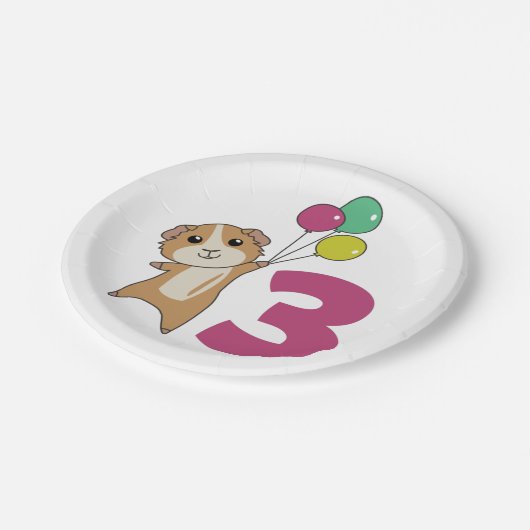 Assiettes En Carton Plaques en papier pour ballons d'anniversaire de l (Angle)