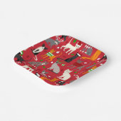 Assiettes En Carton Plaques en papier pour chats de Noël (Angulaire)