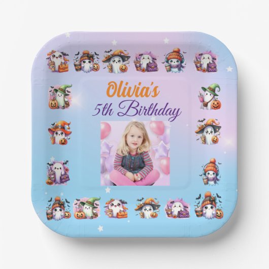 Assiettes En Carton Plaques en papier pour enfant à l'anniversaire de (Recto)