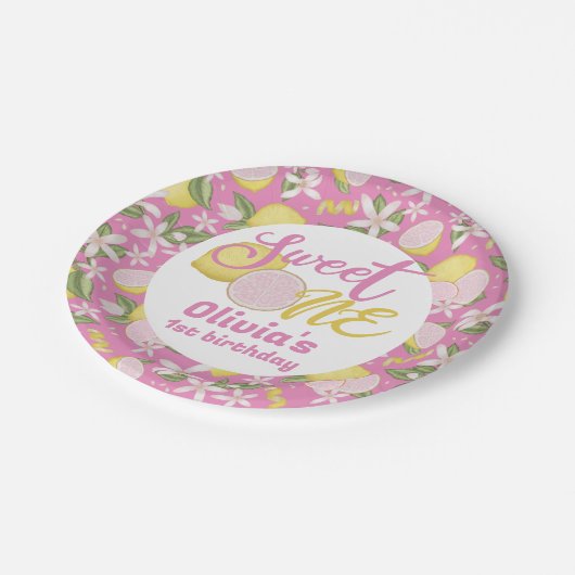 Assiettes En Carton Plaques en papier pour fête d'anniversaire de citr (Angle)