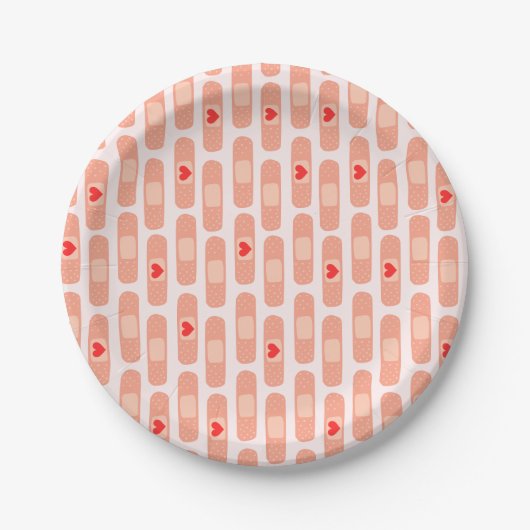 Assiettes En Carton Plaques en papier pour infirmières mignonnes (Devant)