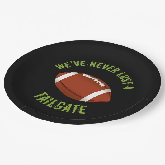 Assiettes En Carton Plaques en papier pour le football (Angle)