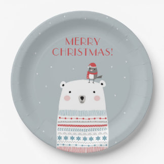 Assiettes En Carton Plaques en papier pour les ciseaux polaires