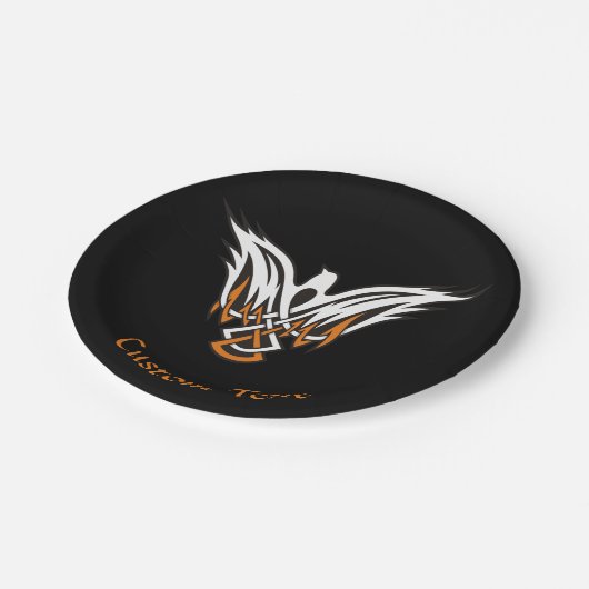 Assiettes En Carton Plaques en papier pour oiseaux celtes (Angle)
