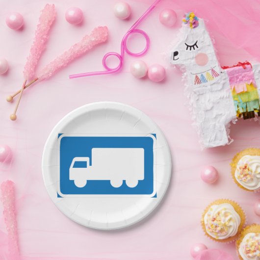 Assiettes En Carton Plaques en papier pour panneaux routiers pour cami (Fête)