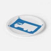 Assiettes En Carton Plaques en papier pour panneaux routiers pour cami (Angle)