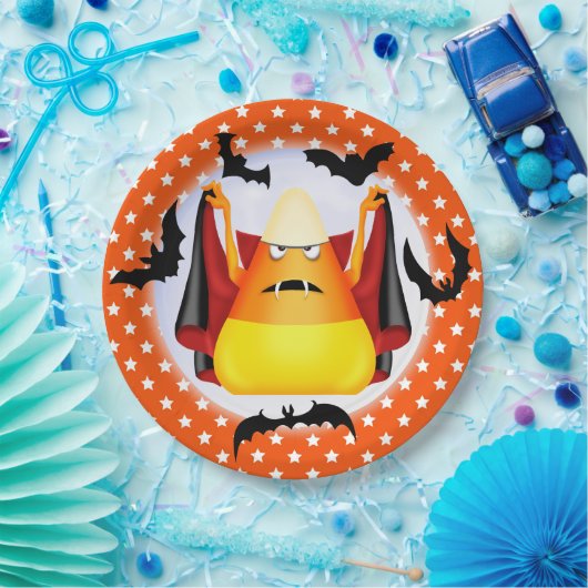 Assiettes En Carton Plaques en papier pour vampire de bonbons d'Hallow (Fête)