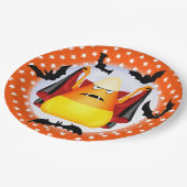 Assiettes En Carton Plaques en papier pour vampire de bonbons d'Hallow (Angle)