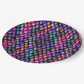 Assiettes En Carton Plaques en papier Rainbow Dragon (Angle)