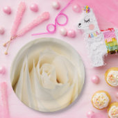 Assiettes En Carton Plaques en papier Rose crème (Fête)