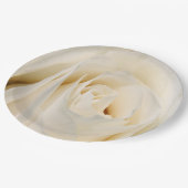 Assiettes En Carton Plaques en papier Rose crème (Angle)