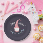 Assiettes En Carton Plaques en papier rouge suédois Gnome Holiday (Fête)