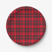 Assiettes En Carton Plaques en papier Royal Stewart Tartan (Devant)