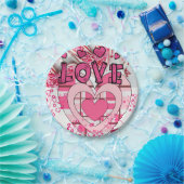 Assiettes En Carton Plaques en papier Saint-Valentin, Amour (Fête)