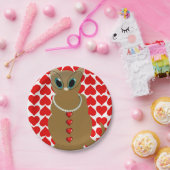 Assiettes En Carton Plaques en papier Saint-Valentin, Chat (Fête)