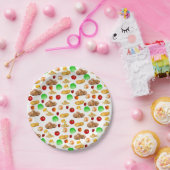 Assiettes En Carton Plaques en papier salade (Fête)