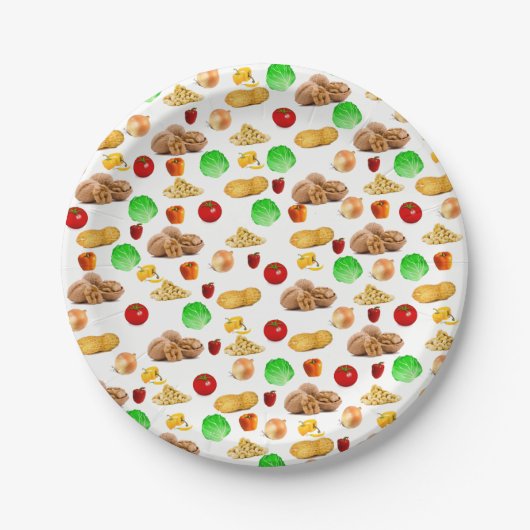 Assiettes En Carton Plaques en papier salade (Devant)