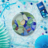 Assiettes En Carton Plaques en papier Seaglass (Fête)