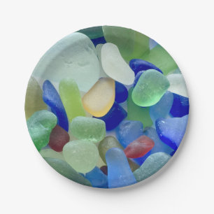 Assiettes En Carton Plaques en papier Seaglass