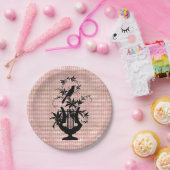 Assiettes En Carton Plaques en papier silhouette pour harpe Arlequin (Fête)