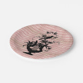 Assiettes En Carton Plaques en papier silhouette pour harpe Arlequin (Angle)