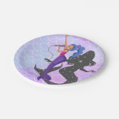 Assiettes En Carton Plaques en papier sirène (Angle)